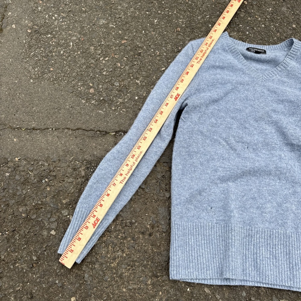 Saks‎ fifth avenue 100% cashmere blue sweater  XS - Picture 10 of 12